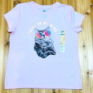 NWT Girls ThereAbouts short sleeve shirt size L (14) Vacay On My Mind